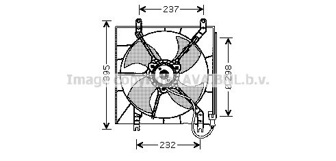 AVA QUALITY COOLING Ventilaator,mootorijahutus HD7512